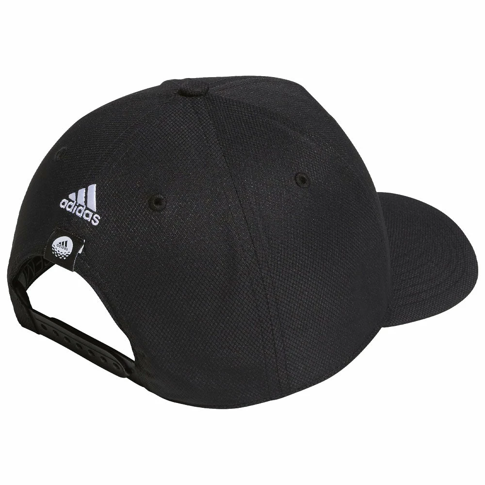 Adidas Tour 3 Stripe Cap - Black/White 4 Adidas Tour 3 Stripe Cap - Black/White - Image 2