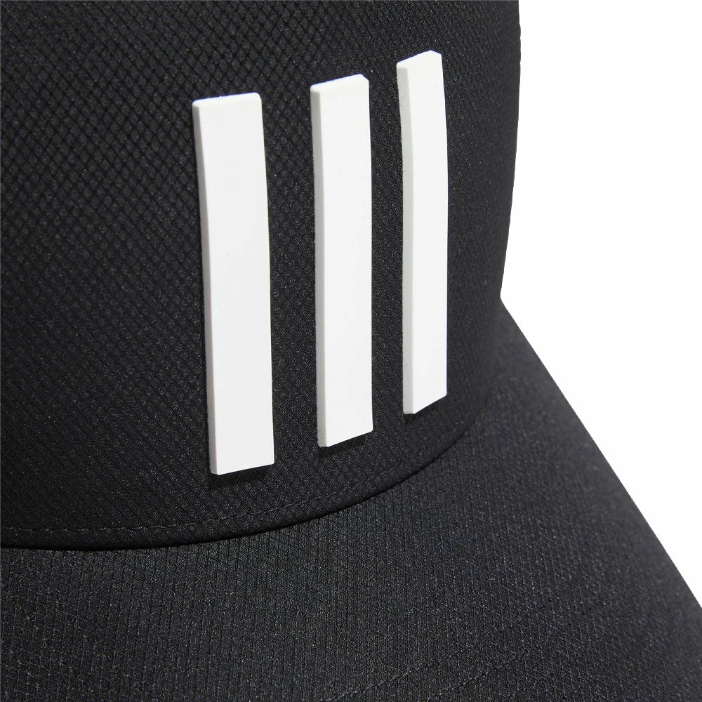Adidas Tour 3 Stripe Cap - Black/White 5 Adidas Tour 3 Stripe Cap - Black/White - Image 3