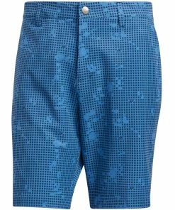 Adidas Ultimate365 Print 8.5" Shorts - Focus Blue