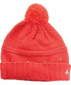Golf Clearance Online Green Lamb Inge Fleece Lined Beanie Hat - Watermelon