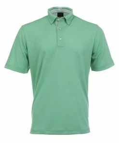 Greg Norman Weatherknit Seaside Polo Shirt - Seagreen