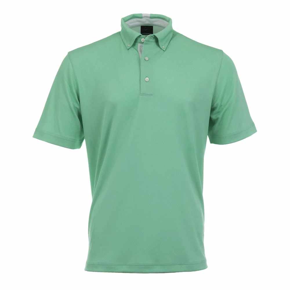 Greg Norman Weatherknit Seaside Polo Shirt - Seagreen 3 Greg Norman Weatherknit Seaside Polo Shirt - Seagreen