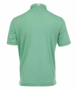 Greg Norman Weatherknit Seaside Polo Shirt - Seagreen 7 Greg Norman Weatherknit Seaside Polo Shirt - Seagreen -Second Hand Clubs Sales ag3921 33