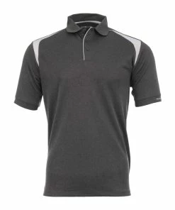 ProQuip Technical Panel Golf Polo Shirt - Grey