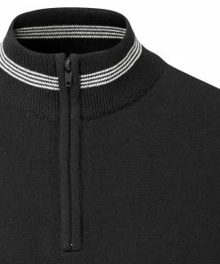 Stuburt Arctic Lined Sweater - Black -Second Hand Clubs Sales arctic lined sweater black 3