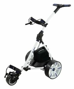 Ben Sayers Electric Golf Trolley - White/Blue