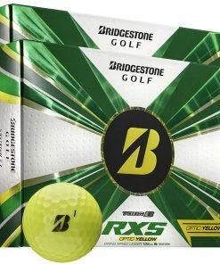 Bridgestone Tour B RXS Golf Balls - Yellow - Double Dozen