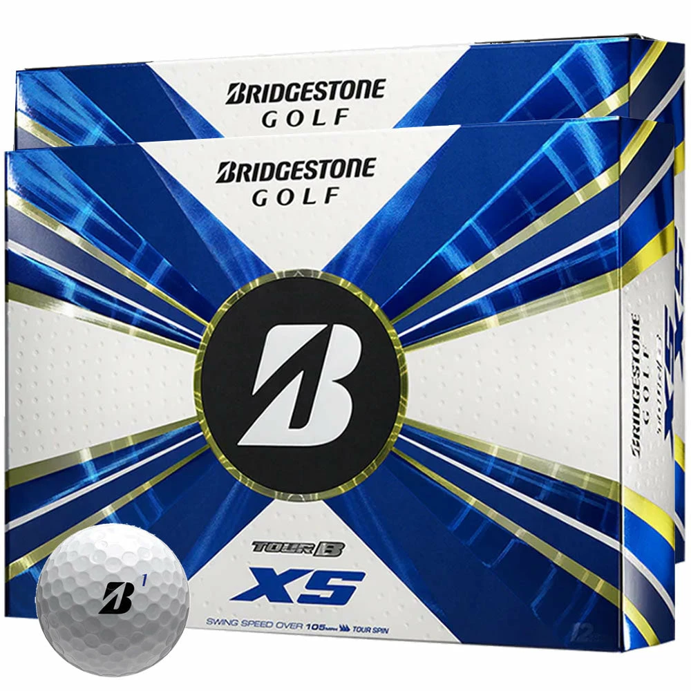 Bridgestone Tour B XS Golf Balls - White - Double Dozen 3 Bridgestone Tour B XS Golf Balls - White - Double Dozen