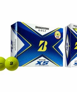Bridgestone Tour B XS Golf Balls - Yellow - 12 Pack -Second Hand Clubs Sales bridgestone 2022 tour b xs yellow 3