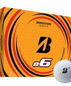 Bridgestone E6 Golf Balls - White - 12 Pack