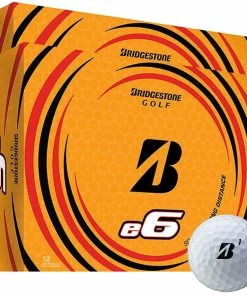 Bridgestone E6 Golf Balls - White - Double Dozen
