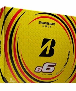 Bridgestone E6 Golf Balls - Yellow - 12 Pack -Second Hand Clubs Sales bridgestone e6 yellow 1