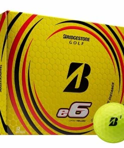 Bridgestone E6 Golf Balls - Yellow - 12 Pack