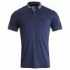 Calvin Klein Madison Tech Polo Shirt - Navy Marl -Second Hand Clubs Sales c9306navy4