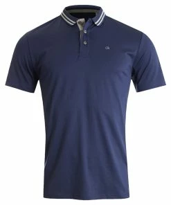 Calvin Klein Madison Tech Polo Shirt - Navy Marl