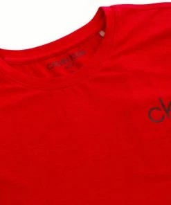 Calvin Klein Newport T-Shirt - Power Red Marl -Second Hand Clubs Sales c9354powredm3