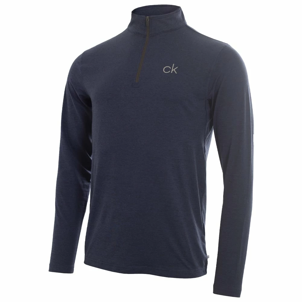 Calvin Klein Newport 1/2 Zip Pullover - Navy Marl 3 Calvin Klein Newport 1/2 Zip Pullover - Navy Marl