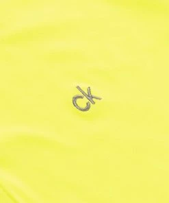 Calvin Klein Newport Polo Shirt - Lime -Second Hand Clubs Sales c9406lime7