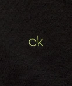 Calvin Klein Monaco Sweater - Black/Lime -Second Hand Clubs Sales c9557blk lme4