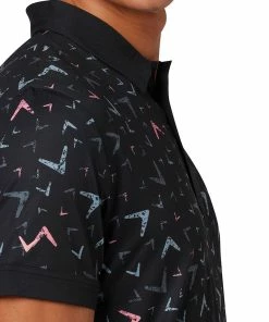 Callaway All Over Chev Geo Polo Shirt - Caviar 9 Callaway All Over Chev Geo Polo Shirt - Caviar -Second Hand Clubs Sales callaway all over chev geo polo shirt caviar 3