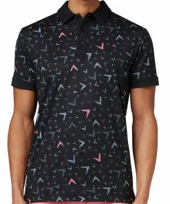Callaway All Over Chev Geo Polo Shirt - Caviar 10 Callaway All Over Chev Geo Polo Shirt - Caviar -Second Hand Clubs Sales callaway all over chev geo polo shirt caviar 4