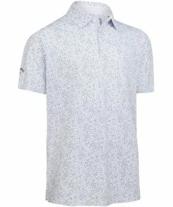 Callaway All Over Chev Polo Shirt - Bright White