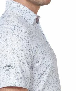 Callaway All Over Chev Polo Shirt - Bright White -Second Hand Clubs Sales callaway all over chev polo shirt bright white 3