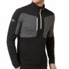 Callaway Aquapel 1/2 Zip Pullover Sweater - Caviar/Bright White -Second Hand Clubs Sales callaway aquapel half zip pullover caviar bright white 4