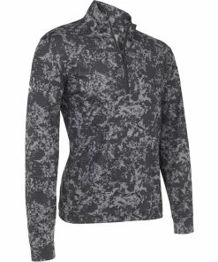 Callaway Camo Print 1/4 Zip Pullover - Caviar