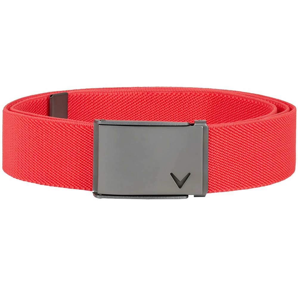 Callaway Cut-to-fit Stretch Webbed Belt - Teaberry 3 Callaway Cut-to-fit Stretch Webbed Belt - Teaberry
