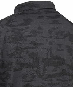 Callaway Digital Camo Jacquard Polo Shirt - Black Heather -Second Hand Clubs Sales callaway digital camo jacquard polo black heather 4