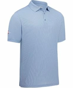 Callaway Gingham Print Polo Shirt - Infinity