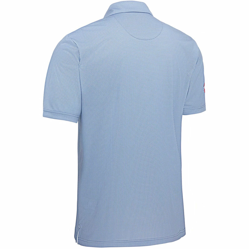 Callaway Gingham Print Polo Shirt - Infinity 4 Callaway Gingham Print Polo Shirt - Infinity - Image 2