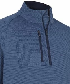 Callaway Heather Eco Stripe Fleece - Dark Navy Heather 9 Callaway Heather Eco Stripe Fleece - Dark Navy Heather -Second Hand Clubs Sales callaway heather eco stripe fleece dark navy heather 3