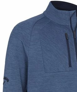 Callaway Heather Eco Stripe Fleece - Dark Navy Heather 11 Callaway Heather Eco Stripe Fleece - Dark Navy Heather -Second Hand Clubs Sales callaway heather eco stripe fleece dark navy heather 5