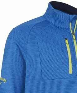 Callaway Heather Eco Stripe Fleece - Mazarine Blue Heather -Second Hand Clubs Sales callaway heather eco stripe fleece mazarine blue heather 5