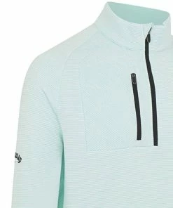 Callaway Heather Striped Fleece - Aruba Blue Heather -Second Hand Clubs Sales callaway heather striped fleece aruba blue heather 5