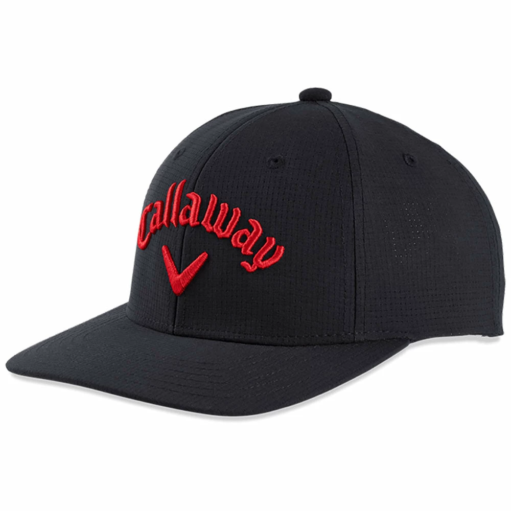 Callaway Junior Tour Cap - Black/Fire Red 3 Callaway Junior Tour Cap - Black/Fire Red