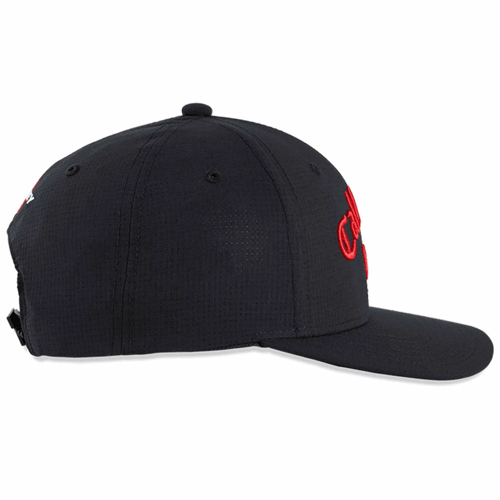 Callaway Junior Tour Cap - Black/Fire Red 7 Callaway Junior Tour Cap - Black/Fire Red - Image 5