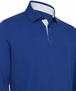 Callaway Long Sleeve Performance Polo Shirt - Mazarine Blue -Second Hand Clubs Sales callaway long sleeve performance polo mazarine blue 3