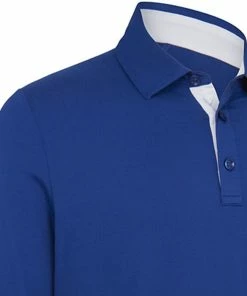Callaway Long Sleeve Performance Polo Shirt - Mazarine Blue -Second Hand Clubs Sales callaway long sleeve performance polo mazarine blue 5