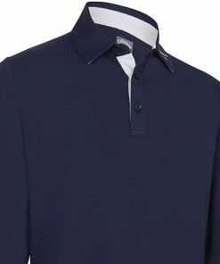Callaway Long Sleeve Performance Polo Shirt - Peacoat -Second Hand Clubs Sales callaway long sleeve performance polo peacoat 3