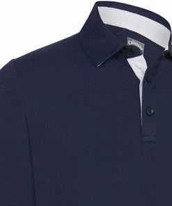 Callaway Long Sleeve Performance Polo Shirt - Peacoat -Second Hand Clubs Sales callaway long sleeve performance polo peacoat 5
