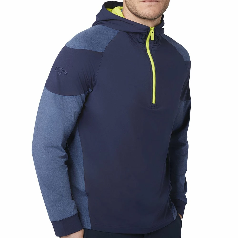 Callaway Long Sleeve 1/4 Zip Hoodie - Peacoat 6 Callaway Long Sleeve 1/4 Zip Hoodie - Peacoat - Image 4