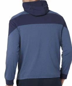 Callaway Long Sleeve 1/4 Zip Hoodie - Peacoat 11 Callaway Long Sleeve 1/4 Zip Hoodie - Peacoat -Second Hand Clubs Sales callaway long sleeve quarter zip hoodie peacoat 5