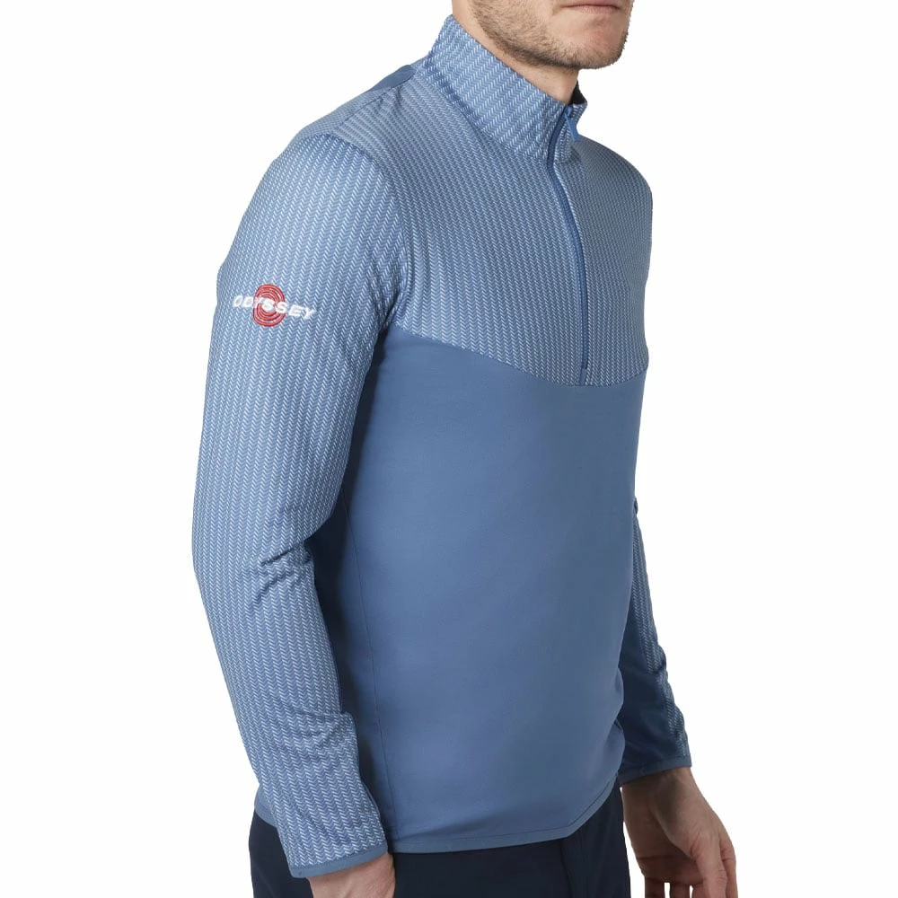 Callaway Odyssey 1/4 Zip Pullover - Blue Horizon 7 Callaway Odyssey 1/4 Zip Pullover - Blue Horizon - Image 5