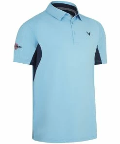 Callaway Odyssey Blocked Polo Shirt - Blue Grotto