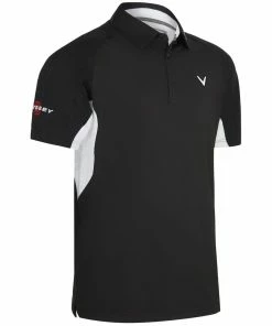 Callaway Odyssey Blocked Polo Shirt - Caviar