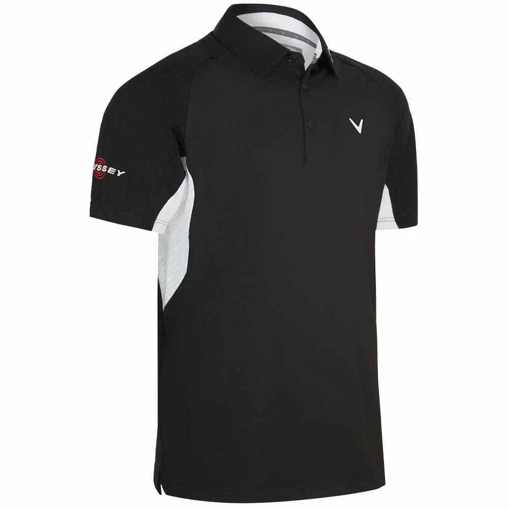 Callaway Odyssey Blocked Polo Shirt - Caviar 3 Callaway Odyssey Blocked Polo Shirt - Caviar