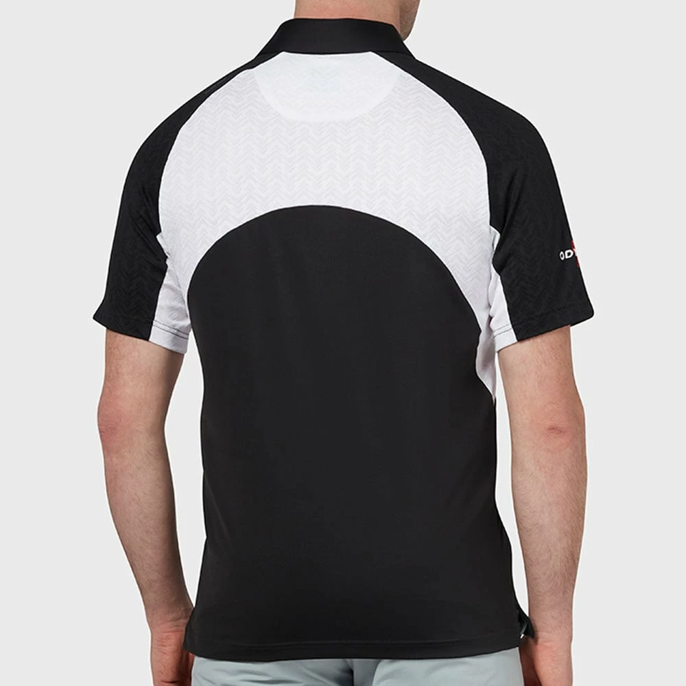 Callaway Odyssey Blocked Polo Shirt - Caviar 6 Callaway Odyssey Blocked Polo Shirt - Caviar - Image 4